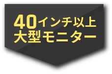 40インチ以上大型モニター